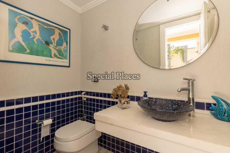 Conheça LAVABO do imóvel - Casa em Condomínio 4 quartos à venda Barra da Tijuca, Rio de Janeiro - R$ 4.500.000 - BAC6156 - 5 LAVABO