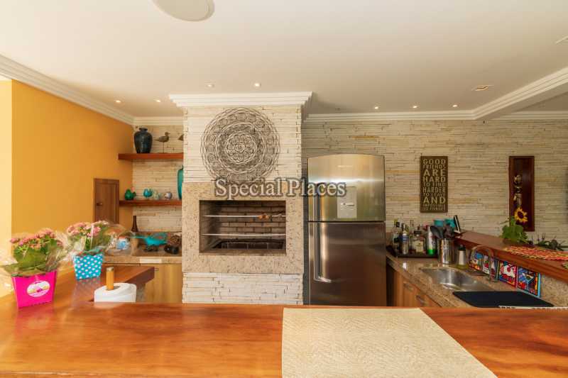 Conheça ÁREA GOURMET do imóvel - Casa em Condomínio 4 quartos à venda Barra da Tijuca, Rio de Janeiro - R$ 4.500.000 - BAC6156 - 7 ÁREA GOURMET