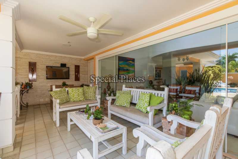 Conheça Foto VARANDA do imóvel - Casa em Condomínio 4 quartos à venda Barra da Tijuca, Rio de Janeiro - R$ 4.500.000 - BAC6156 - 8 Foto VARANDA