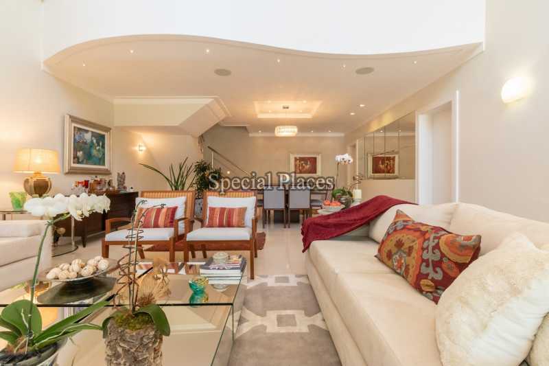 Conheça SALÃO do imóvel - Casa em Condomínio 4 quartos à venda Barra da Tijuca, Rio de Janeiro - R$ 4.500.000 - BAC6156 - 10 SALÃO