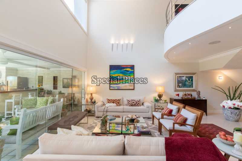 Conheça SALÃO do imóvel - Casa em Condomínio 4 quartos à venda Barra da Tijuca, Rio de Janeiro - R$ 4.500.000 - BAC6156 - 9 SALÃO