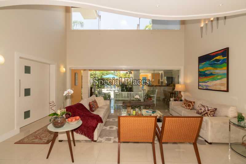 Conheça SALÃO do imóvel - Casa em Condomínio 4 quartos à venda Barra da Tijuca, Rio de Janeiro - R$ 4.500.000 - BAC6156 - 11 SALÃO