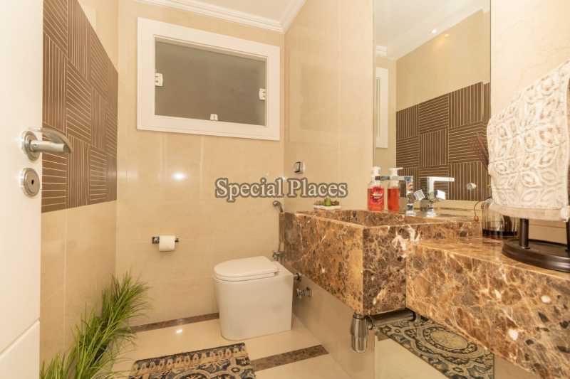 Conheça LAVABO do imóvel - Casa em Condomínio 4 quartos à venda Barra da Tijuca, Rio de Janeiro - R$ 4.500.000 - BAC6156 - 19 LAVABO