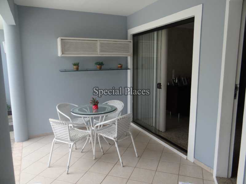 Conheça varanda do imóvel - Casa em Condomínio 5 quartos para alugar Recreio dos Bandeirantes, Rio de Janeiro - R$ 7.000 - LOC1243A - 5 varanda