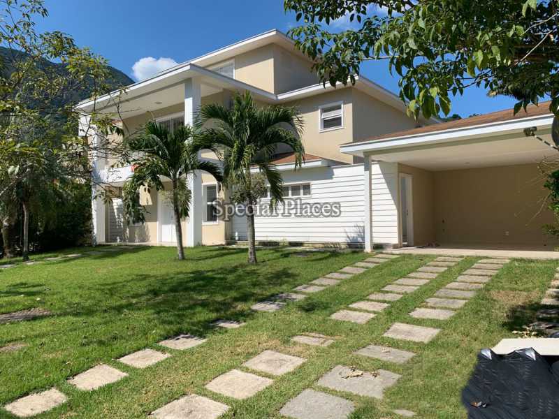 Conheça FACHADA do imóvel - Casa em Condomínio Itanhangá, Reserva, Itanhangá, Rio de Janeiro, RJ Para Alugar, 5 Quartos, 379m² - LOC1246A - 1 FACHADA