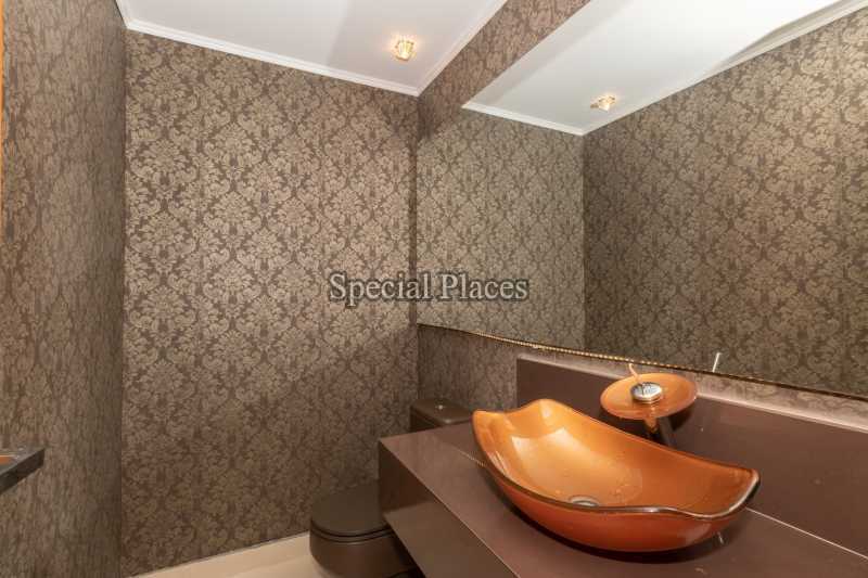 Conheça lavabo do imóvel - Casa em Condomínio 5 quartos à venda Itanhangá, Rio de Janeiro - R$ 3.500.000 - BAC6164 - 12 lavabo