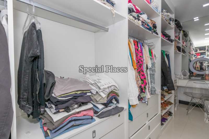 Conheça closet suite master do imóvel - Casa em Condomínio 5 quartos à venda Itanhangá, Rio de Janeiro - R$ 3.500.000 - BAC6164 - 18 closet suite master