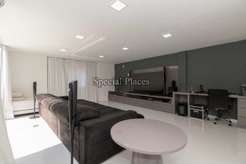 Conheça sala de tv/suite do imóvel - Casa em Condomínio 5 quartos à venda Itanhangá, Rio de Janeiro - R$ 3.500.000 - BAC6164 - 22 sala de tv/suite