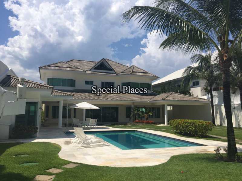 Conheça 1 FACHADA do imóvel - Casa em Condomínio 5 quartos à venda Barra da Tijuca, Rio de Janeiro - R$ 7.500.000 - BAC6171 - 3 1 FACHADA