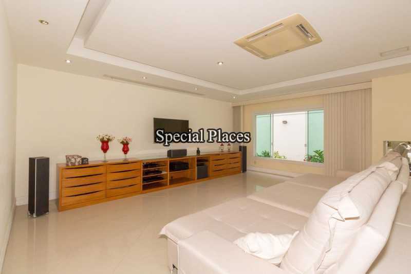 Conheça 25 SALA DE TV do imóvel - Casa em Condomínio 5 quartos à venda Barra da Tijuca, Rio de Janeiro - R$ 7.500.000 - BAC6171 - 26 25 SALA DE TV