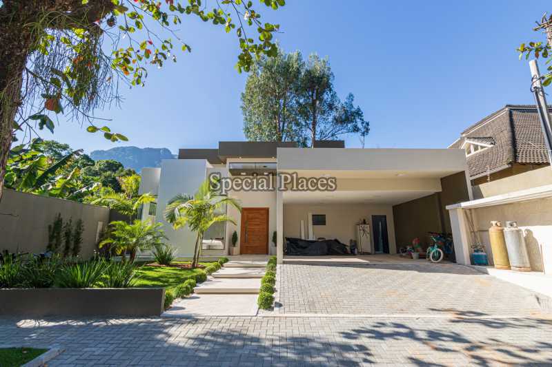 Conheça fachada do imóvel - Casa em Condomínio 4 quartos à venda Itanhangá, Rio de Janeiro - R$ 2.950.000 - BAC6177 - 3 fachada