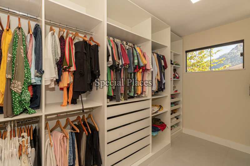 Conheça closet suite master do imóvel - Casa em Condomínio 4 quartos à venda Itanhangá, Rio de Janeiro - R$ 2.950.000 - BAC6177 - 24 closet suite master