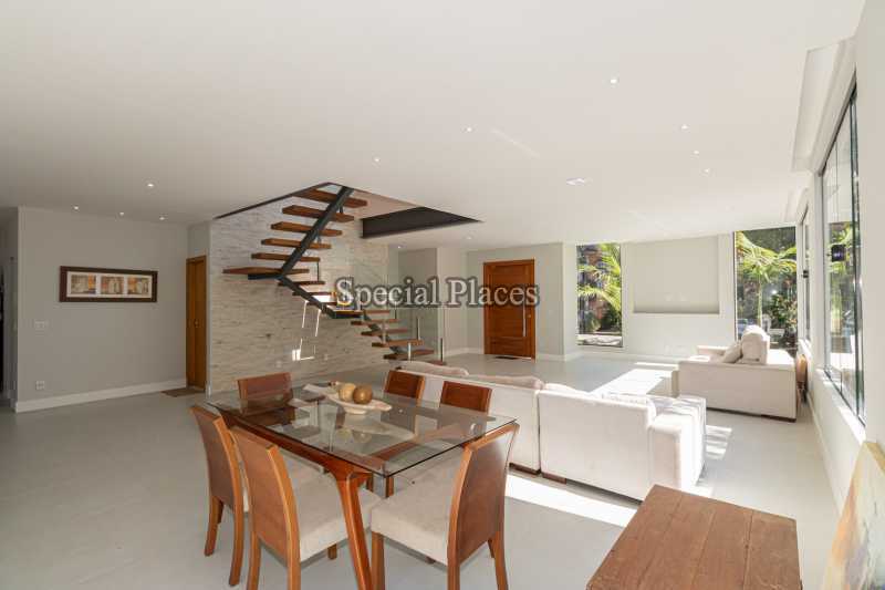 Conheça sala de jantar integrada do imóvel - Casa em Condomínio 4 quartos à venda Itanhangá, Rio de Janeiro - R$ 2.950.000 - BAC6177 - 12 sala de jantar integrada