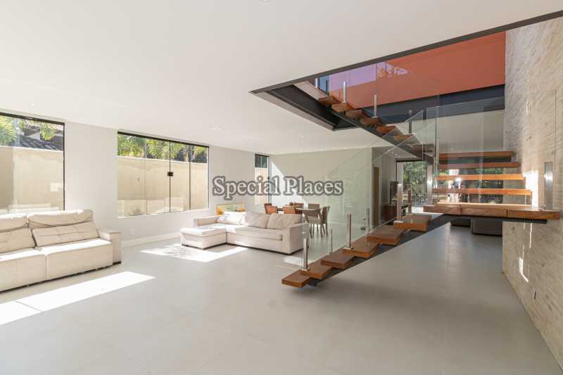 Conheça salão do imóvel - Casa em Condomínio 4 quartos à venda Itanhangá, Rio de Janeiro - R$ 2.950.000 - BAC6177 - 8 salão