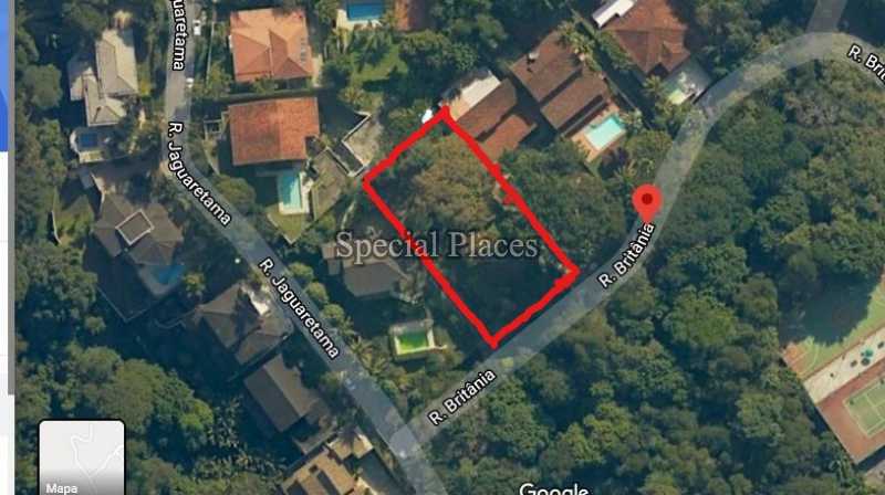 Conheça Foto via satélite do imóvel - Terreno Residencial à venda Itanhangá, Rio de Janeiro - R$ 1.700.000 - BAT1180 - 1 Foto via satélite