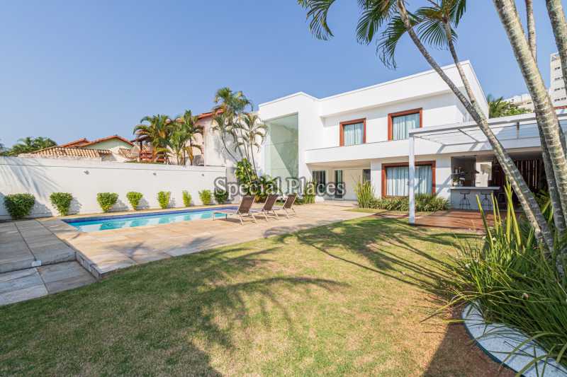Conheça fachada do imóvel - Casa em Condomínio 5 quartos à venda Barra da Tijuca, Rio de Janeiro - R$ 3.680.000 - BAC6180 - 1 fachada