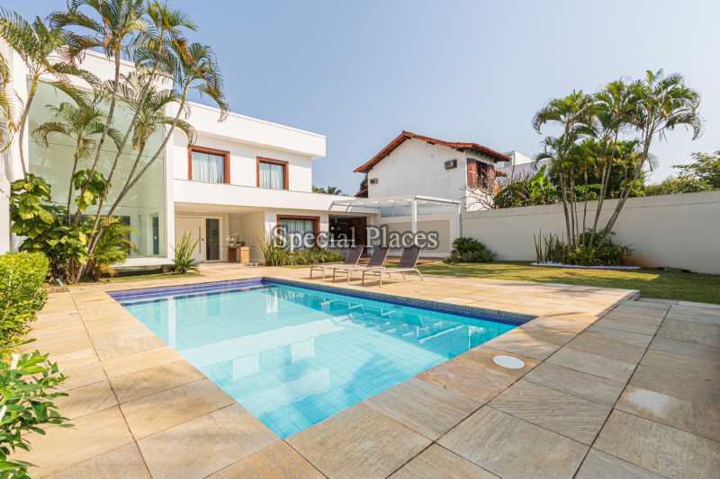 Conheça fachada vista lateral do imóvel - Casa em Condomínio 5 quartos à venda Barra da Tijuca, Rio de Janeiro - R$ 3.680.000 - BAC6180 - 4 fachada vista lateral