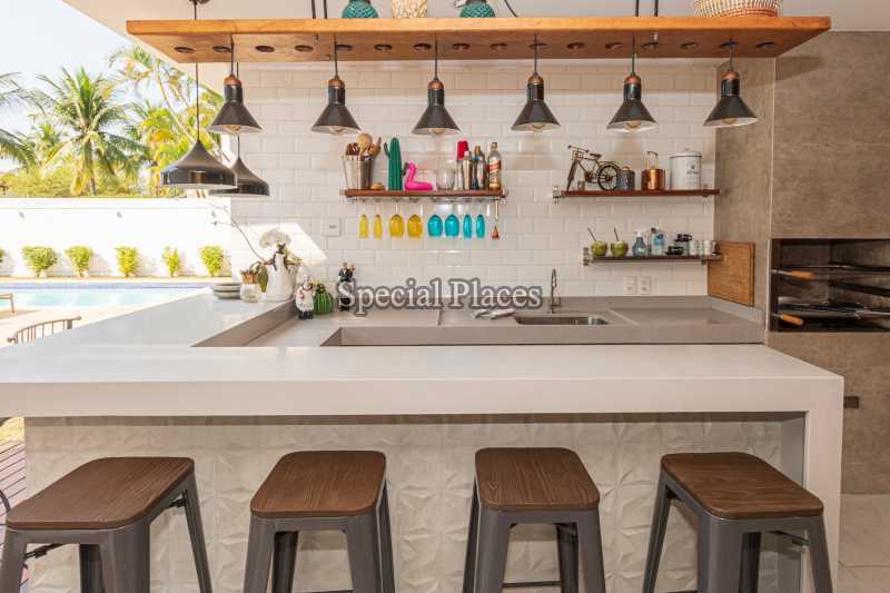 Conheça area gourmet do imóvel - Casa em Condomínio 5 quartos à venda Barra da Tijuca, Rio de Janeiro - R$ 3.680.000 - BAC6180 - 8 area gourmet