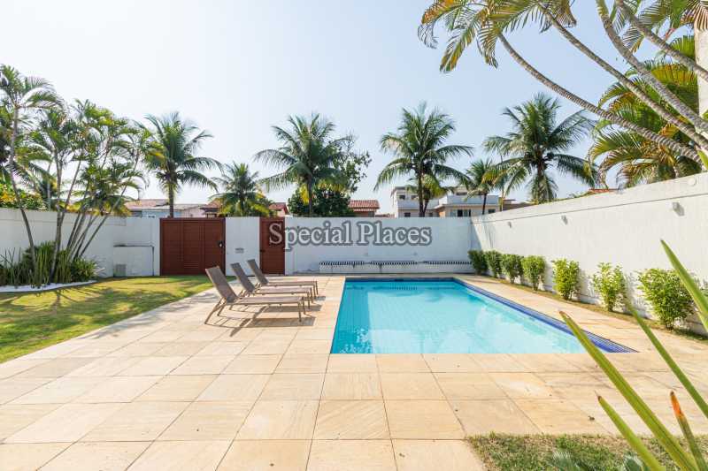 Conheça piscina do imóvel - Casa em Condomínio 5 quartos à venda Barra da Tijuca, Rio de Janeiro - R$ 3.680.000 - BAC6180 - 5 piscina