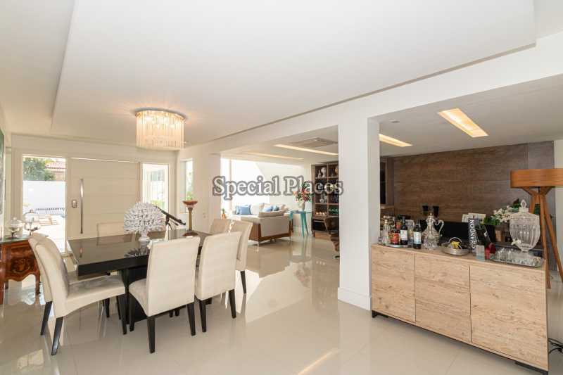 Conheça salão do imóvel - Casa em Condomínio 5 quartos à venda Barra da Tijuca, Rio de Janeiro - R$ 3.680.000 - BAC6180 - 14 salão
