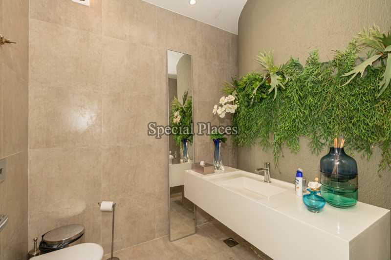 Conheça lavabo do imóvel - Casa em Condomínio 5 quartos à venda Barra da Tijuca, Rio de Janeiro - R$ 3.680.000 - BAC6180 - 17 lavabo