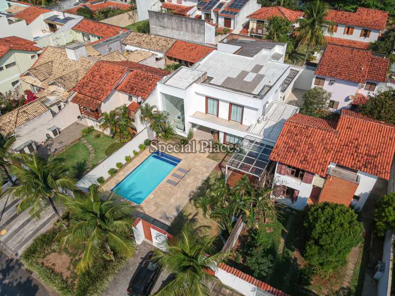 Conheça vista pelo drone do imóvel - Casa em Condomínio 5 quartos à venda Barra da Tijuca, Rio de Janeiro - R$ 3.680.000 - BAC6180 - 30 vista pelo drone