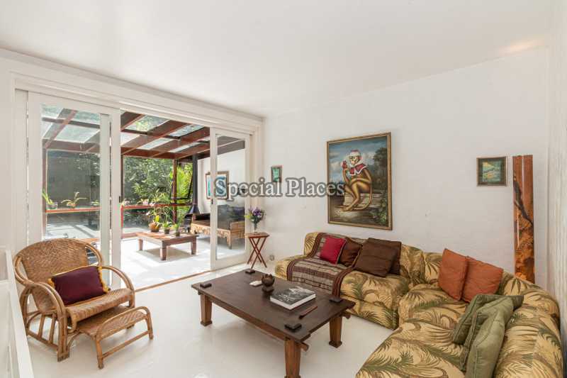 Conheça sala de estar do imóvel - Casa em Condomínio 3 quartos à venda São Conrado, Rio de Janeiro - R$ 2.900.000 - BAC6190 - 6 sala de estar
