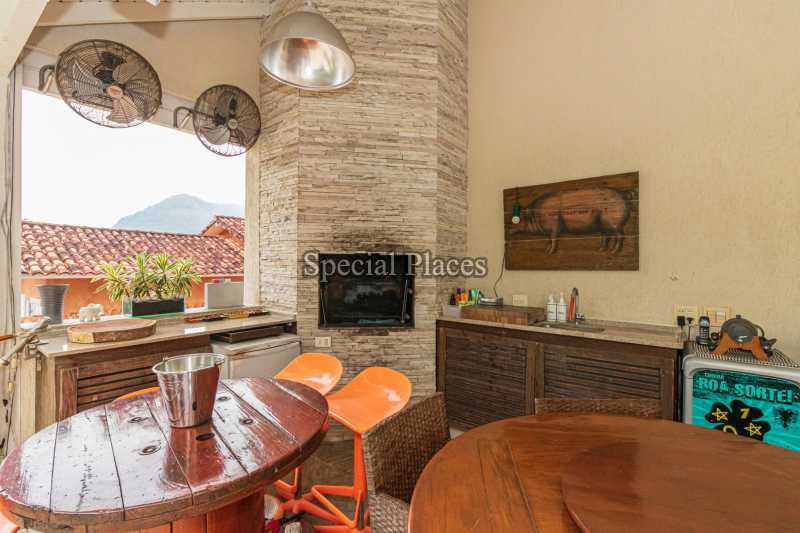Conheça área gourmet do imóvel - Casa em Condomínio 3 quartos à venda Itanhangá, Rio de Janeiro - R$ 3.500.000 - BAC6197 - 7 área gourmet