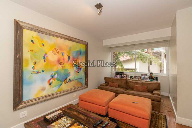 Conheça sala intima do imóvel - Casa em Condomínio 3 quartos à venda Itanhangá, Rio de Janeiro - R$ 3.500.000 - BAC6197 - 14 sala intima