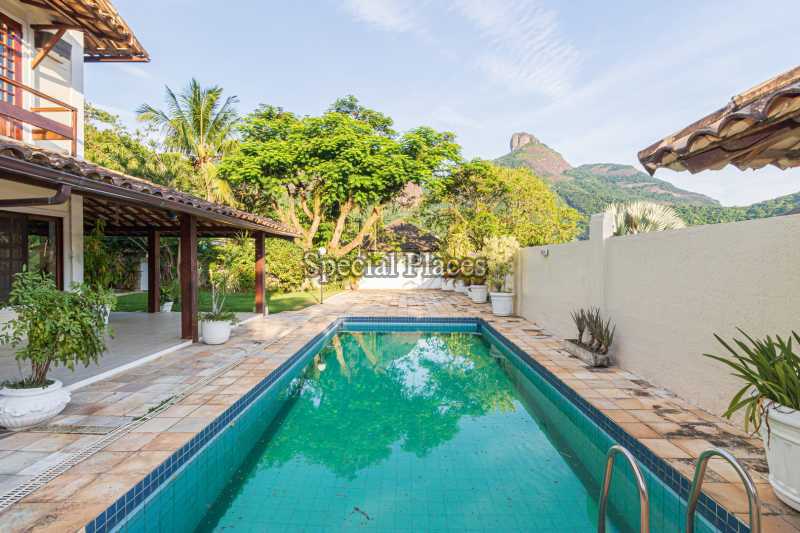 Conheça piscina do imóvel - Casa em Condomínio 4 quartos à venda Itanhangá, Rio de Janeiro - R$ 3.200.000 - BAC2915 - 6 piscina