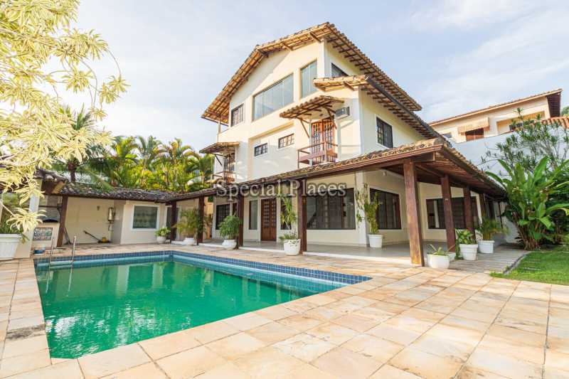 Conheça fachada segundaria do imóvel - Casa em Condomínio 4 quartos à venda Itanhangá, Rio de Janeiro - R$ 3.200.000 - BAC2915 - 3 fachada segundaria