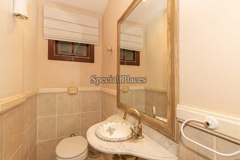 Conheça lavabo do imóvel - Casa em Condomínio 4 quartos à venda Itanhangá, Rio de Janeiro - R$ 3.200.000 - BAC2915 - 15 lavabo