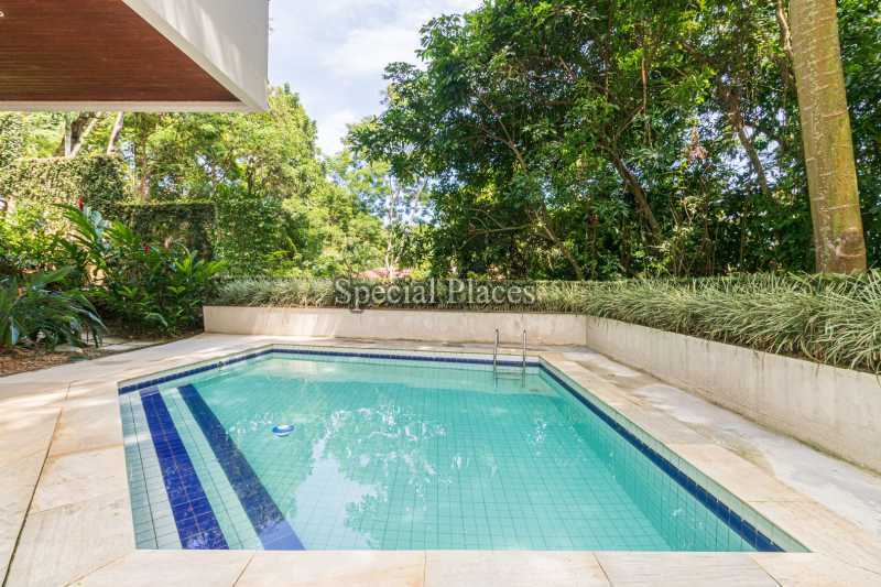 Conheça piscina do imóvel - Casa em Condomínio 4 quartos à venda Itanhangá, Rio de Janeiro - R$ 3.500.000 - BAC3019 - 4 piscina