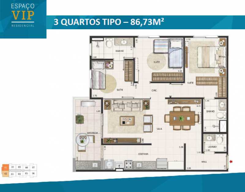 Conheça plantas 4 do empreendimento - Fachada - Espaço Vip Residencial - 1002 - 25 plantas 4 - Fachada - Espaço Vip Residencial - 1002 - 25