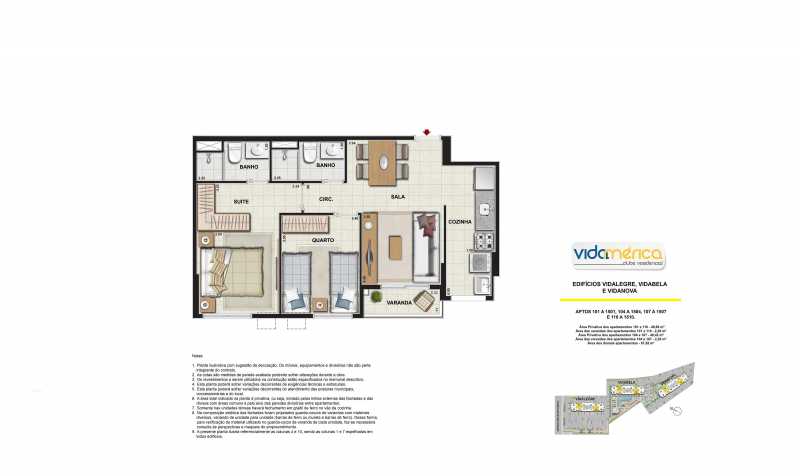 Conheça planta 2 do empreendimento - Fachada - Vidamerica Clube Residencial - 1019 - 27 planta 2 - Fachada - Vidamerica Clube Residencial - 1019 - 27