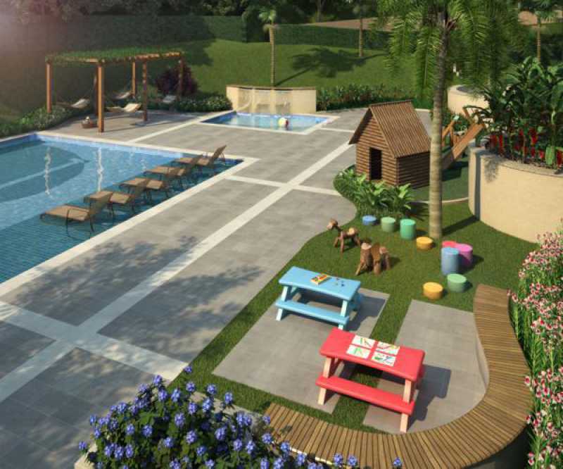 Conheça persperctiva 5 do empreendimento - Fachada - Magic Garden Houses - 443 - 14 persperctiva 5 - Fachada - Magic Garden Houses - 443 - 14