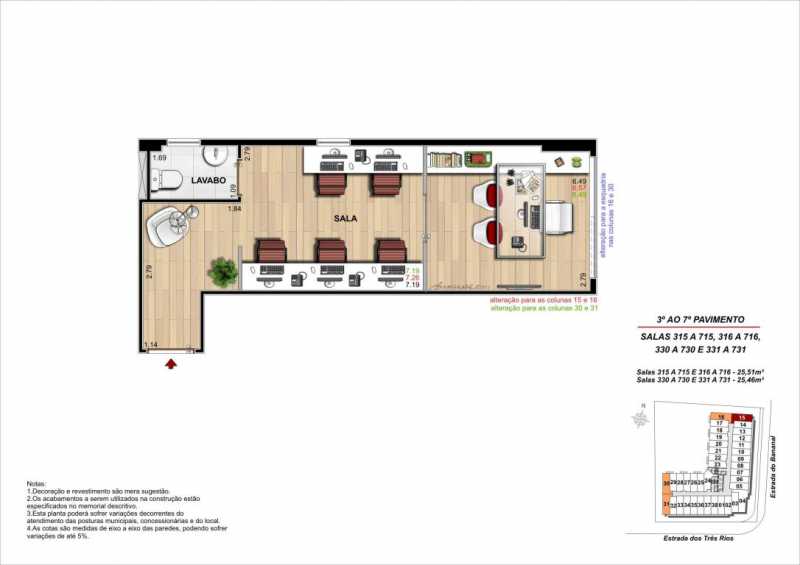 Conheça Planta coluna 15 do empreendimento - Fachada - Maxxi Business Freguesia - 468 - 11 Planta coluna 15 - Fachada - Maxxi Business Freguesia - 468 - 11
