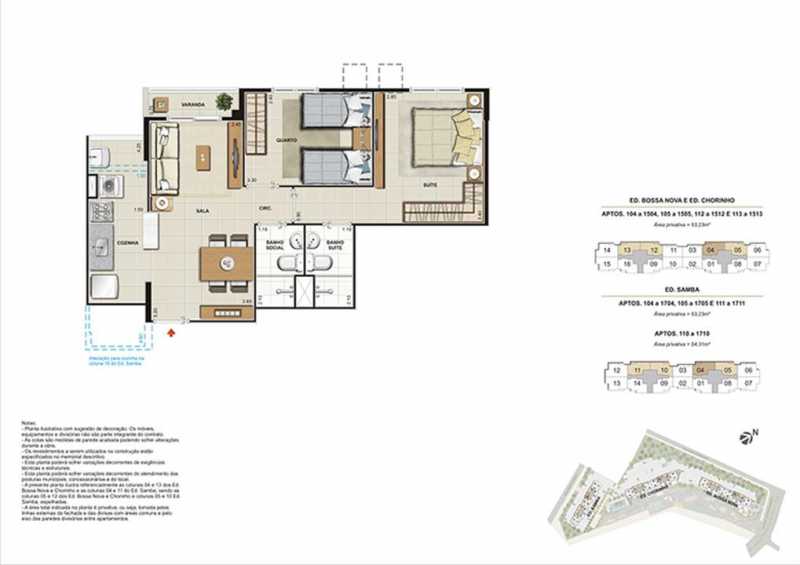 Conheça planta 1 do empreendimento - Fachada - Carioca Residencial - 693 - 23 planta 1 - Fachada - Carioca Residencial - 693 - 23