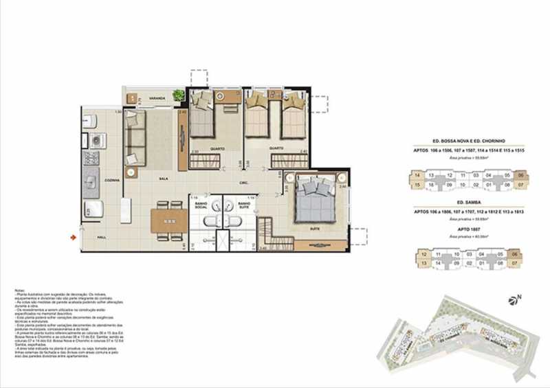 Conheça planta 2 do empreendimento - Fachada - Carioca Residencial - 693 - 24 planta 2 - Fachada - Carioca Residencial - 693 - 24