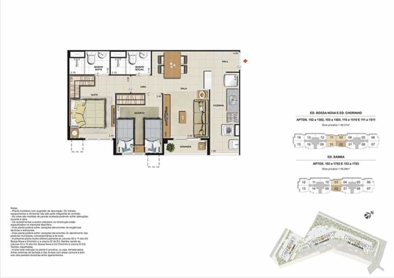 Conheça planta 4 do empreendimento - Fachada - Carioca Residencial - 693 - 26 planta 4 - Fachada - Carioca Residencial - 693 - 26