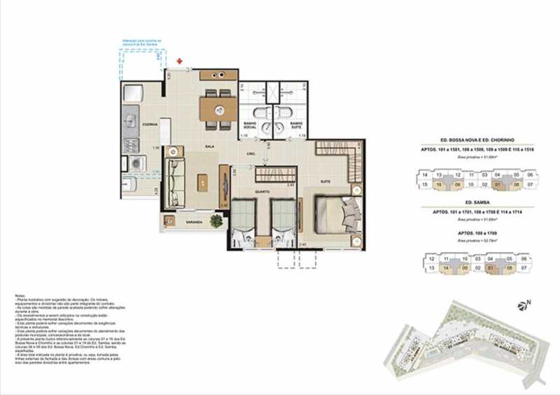 Conheça planta 5 do empreendimento - Fachada - Carioca Residencial - 693 - 27 planta 5 - Fachada - Carioca Residencial - 693 - 27