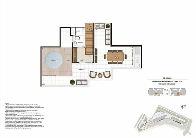 Conheça planta 8 do empreendimento - Fachada - Carioca Residencial - 693 - 30 planta 8 - Fachada - Carioca Residencial - 693 - 30