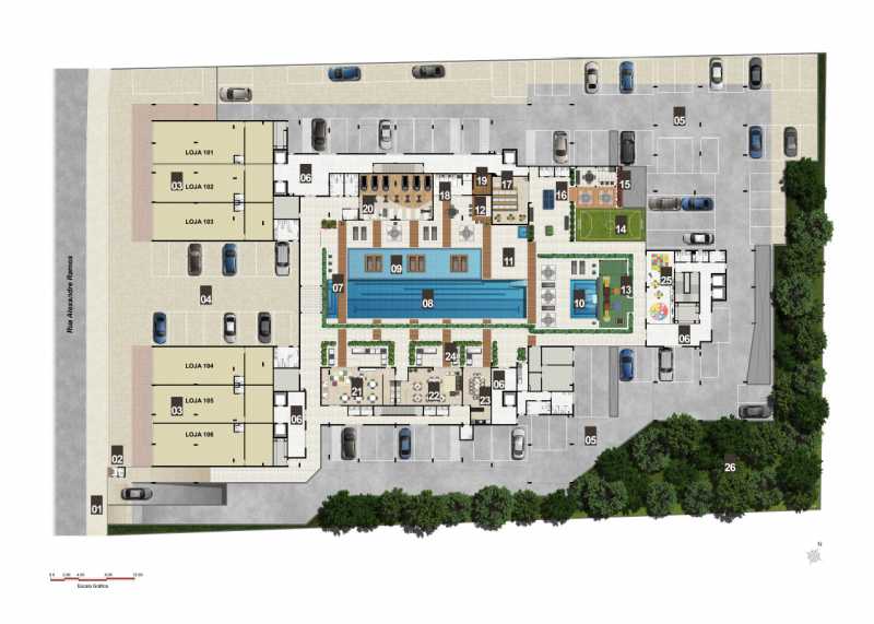 Conheça masterplan do empreendimento - Fachada - Brise Condomínio Club - 957 - 23 masterplan - Fachada - Brise Condomínio Club - 957 - 23