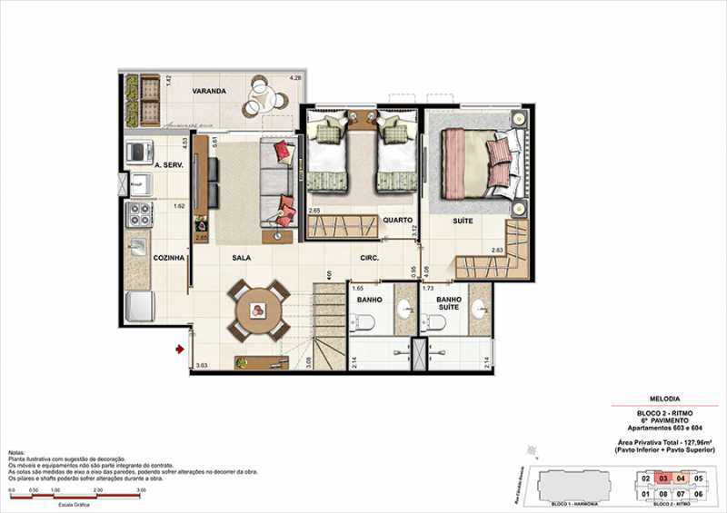 Conheça PLANTA COBERTURAS 3 do empreendimento - Fachada - Melodia Condomínio e Lazer - 969 - 23 PLANTA COBERTURAS 3 - Fachada - Melodia Condomínio e Lazer - 969 - 23