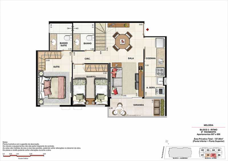 Conheça PLANTA COBERTURAS 4 do empreendimento - Fachada - Melodia Condomínio e Lazer - 969 - 24 PLANTA COBERTURAS 4 - Fachada - Melodia Condomínio e Lazer - 969 - 24