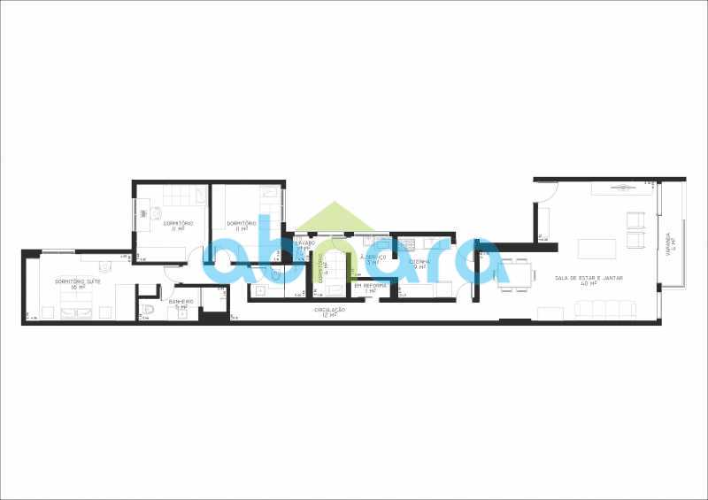 desktop_floorplan - Apartamento 3 quartos à venda Lagoa, Rio de Janeiro - R$ 1.900.000 - CPAP31370 - 20