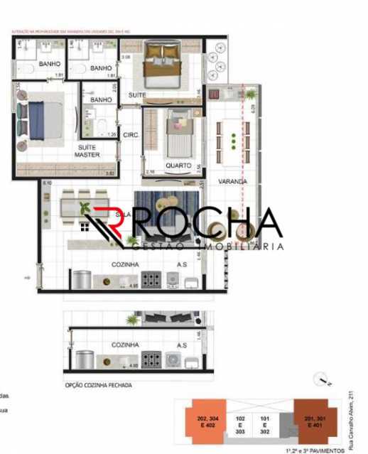 Conheça Planta do imóvel - Apartamento com Área Privativa 3 quartos à venda Tijuca, Rio de Janeiro - R$ 869.000 - VLAA30001 - 6 Planta - Apartamento com Área Privativa 3 quartos à venda Tijuca, Rio de Janeiro - R$ 869.000 - VLAA30001 - 6