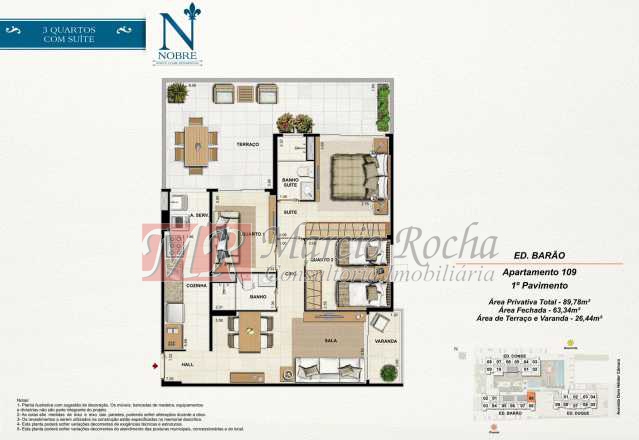 Conheça b2_ap109 do imóvel - Nobre Norte Clube Residencial apto de 2 e 3 quartos com suíte varanda 1vg e lazer consultem-nos tabela de preços entrega 2017 - VLAP20015 - 17 b2_ap109 - Nobre Norte Clube Residencial apto de 2 e 3 quartos com suíte varanda 1vg e lazer consultem-nos tabela de preços entrega 2017 - VLAP20015 - 17