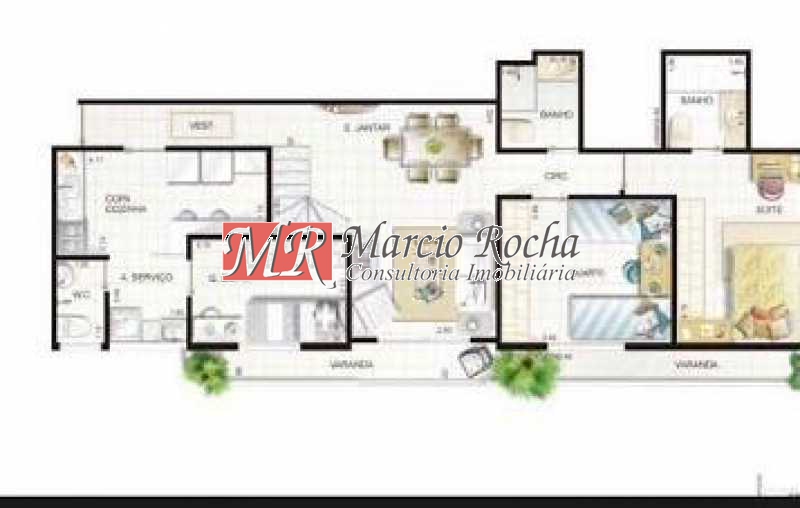 027716006155522 - Apartamento 2 quartos para alugar Pechincha, Rio de Janeiro - R$ 1.480 - VLAP20116 - 5