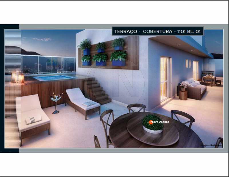 Bloco 1 - 1101 - terraço - Cobertura à venda Rua Real Grandeza,Botafogo, Rio de Janeiro - R$ 2.459.400 - NBCO30054 - 18